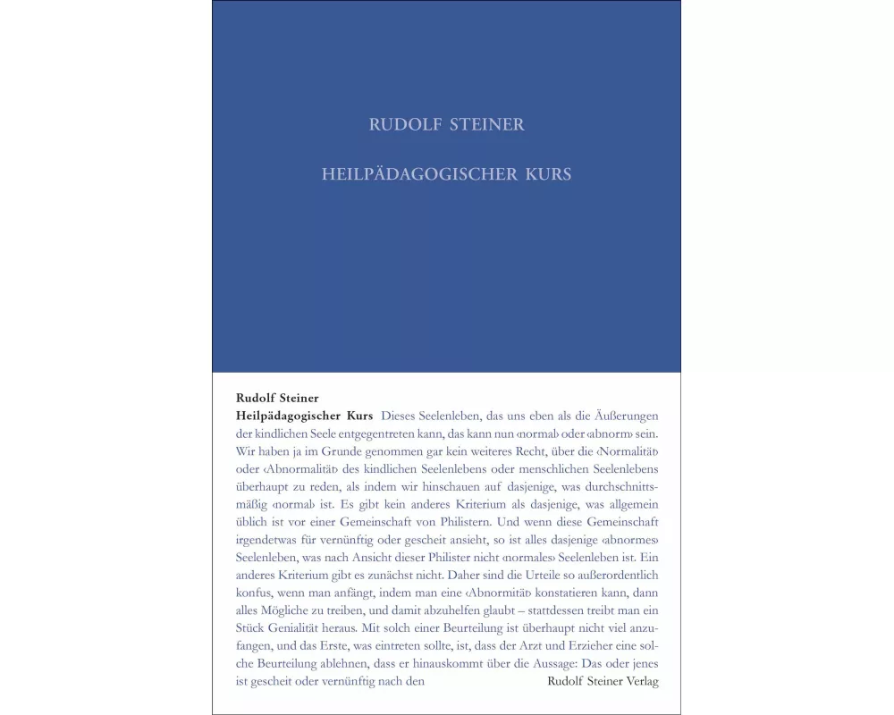 Heilpädagogischer Kurs