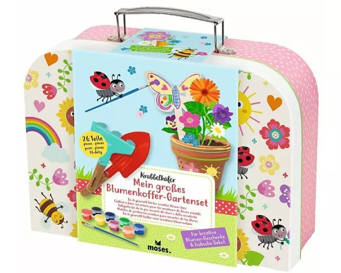 Krabbelkäfer Mein gr. Blumenkoffer-Gartenset