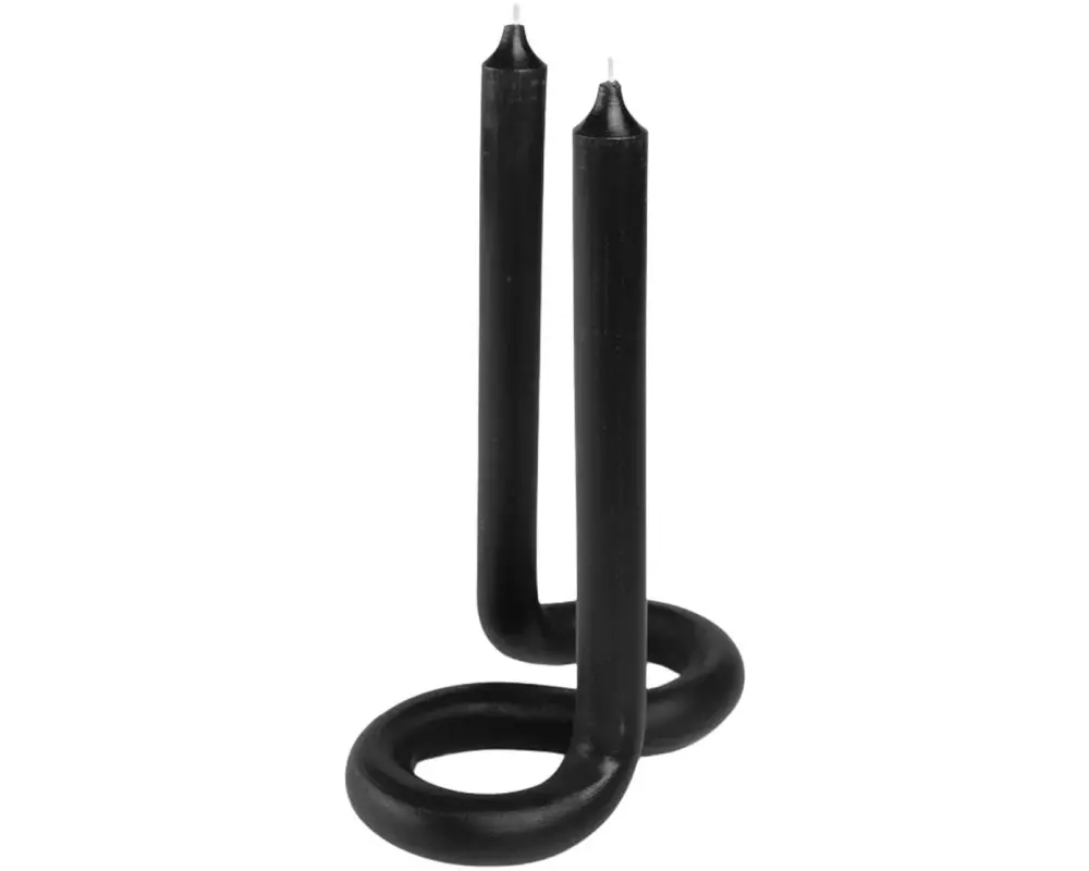 54Celsius Kerze Twist Schwarz