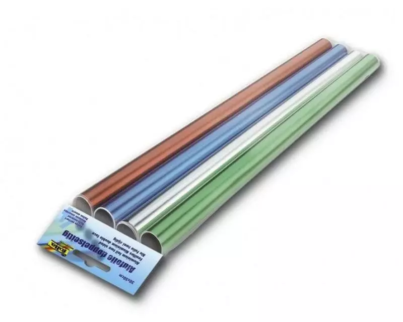Folia Alu-Bastelfolie Mehrfarbig, Kleinrollen