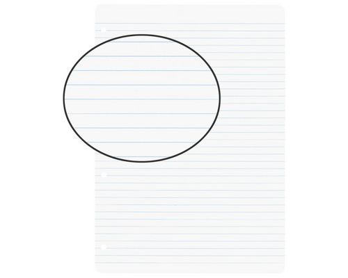 BIELLA Einlageblatt 45044100U weiss,liniert, 4 Loch 100 Bl.