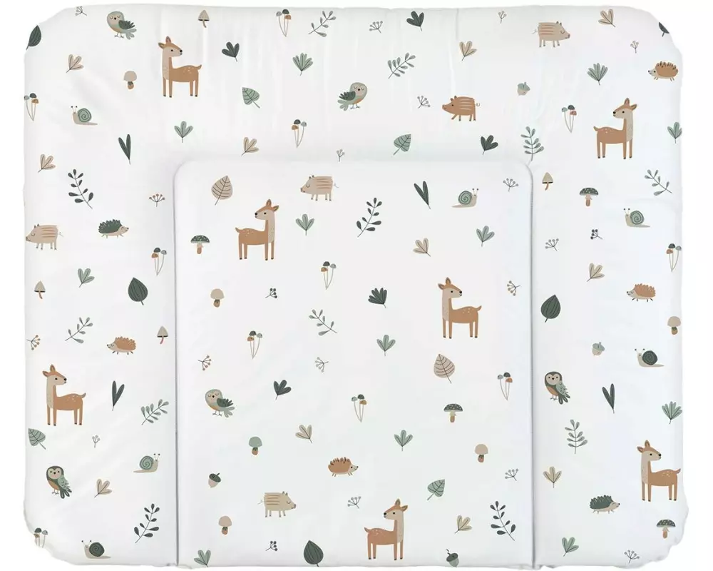 Rotho Babydesign Wickelkissen Waldtiere 85 x 72 cm