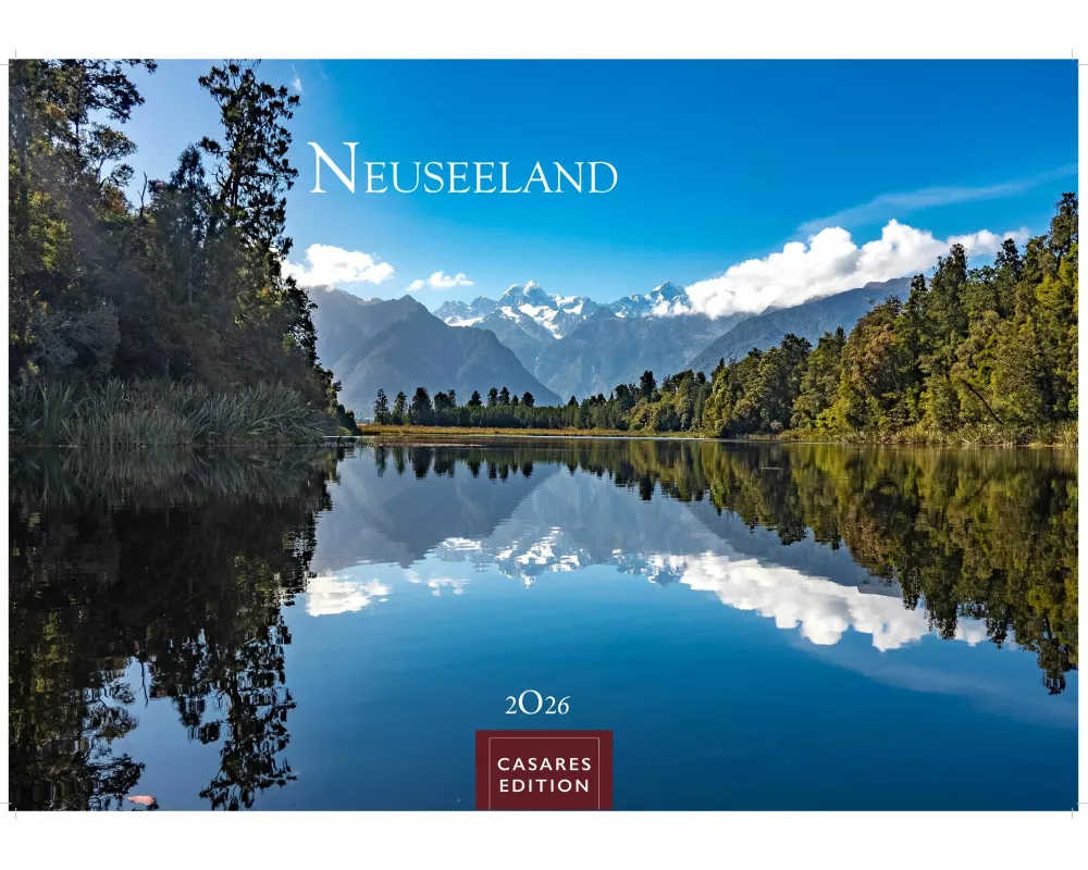 Neuseeland Kalender 2026 - Wandkalender | Fotokalender Ozeanien 35x50cm - Bildkalender mit atemberaubenden Naturaufnahmen, perfekt für Reisefans & Neu
