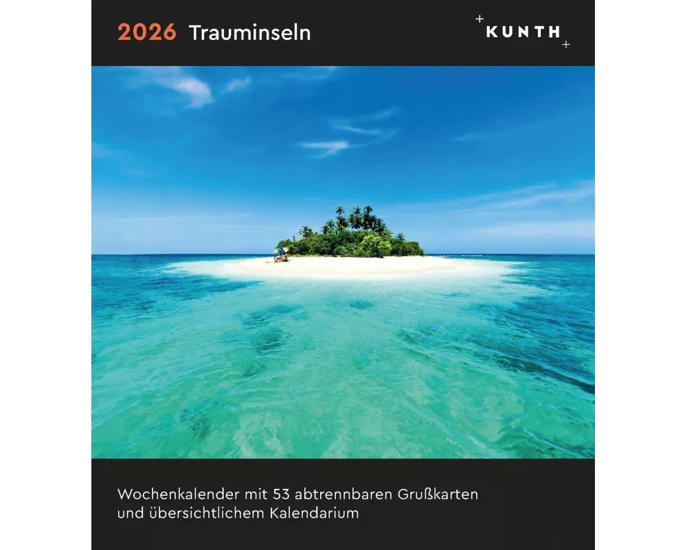 Trauminseln - KUNTH Postkartenkalender 2026