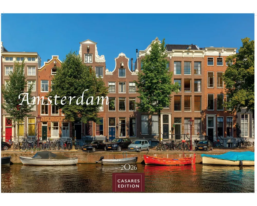 Amsterdam Kalender 2026 - Wandkalender | Fotokalender |Niederlande |Mitteleuropa 24x35cm - Atemberaubende Fotos von Amsterdams bekanntesten Sehenswürd