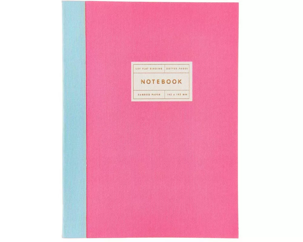 Notizbuch S, Neonpink, 80 Seiten, 100 g/m²