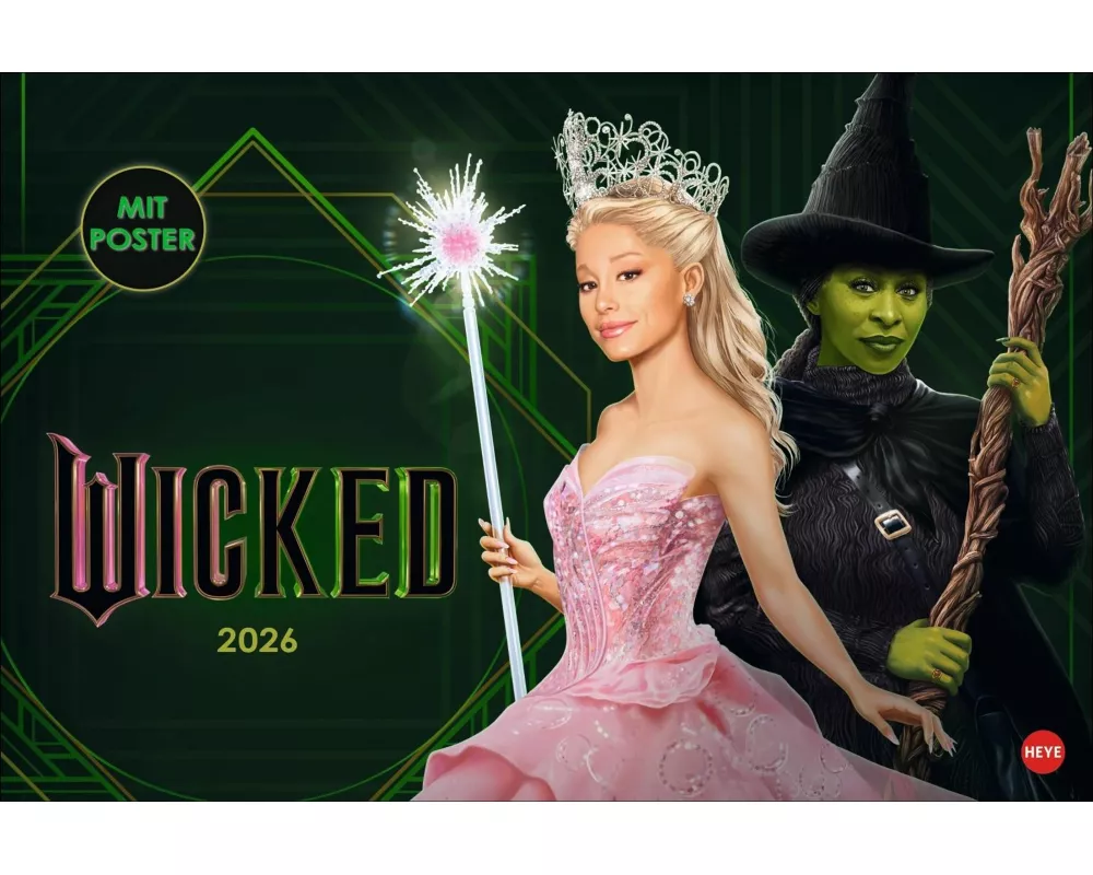 Wicked Broschur XL Kalender 2026