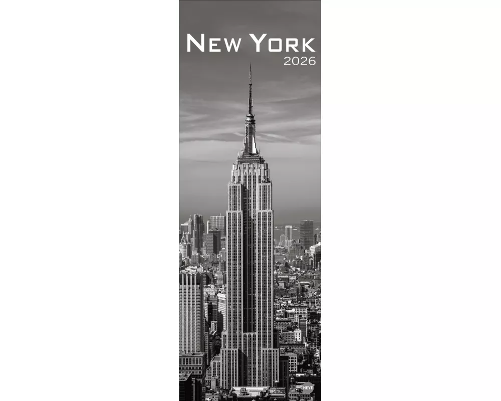 New York Vertical Kalender 2026