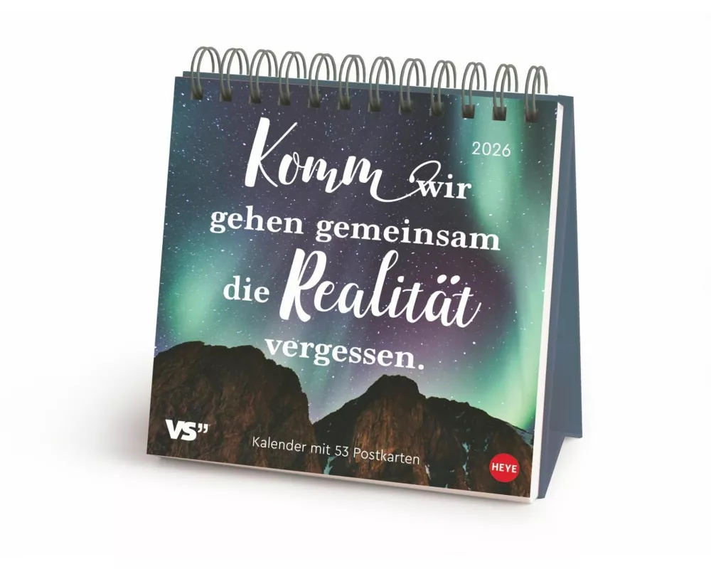 Visual Statements Premium-Postkartenkalender 2026
