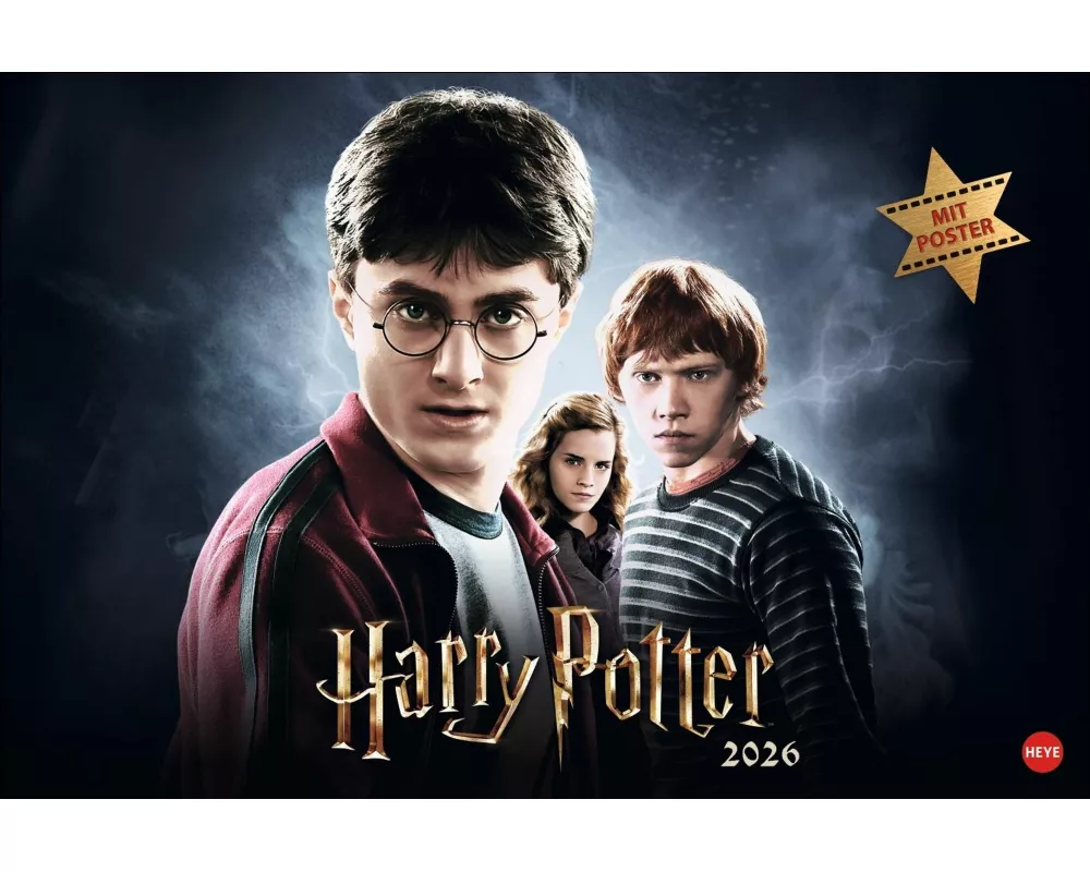Harry Potter Broschur XL Kalender 2026