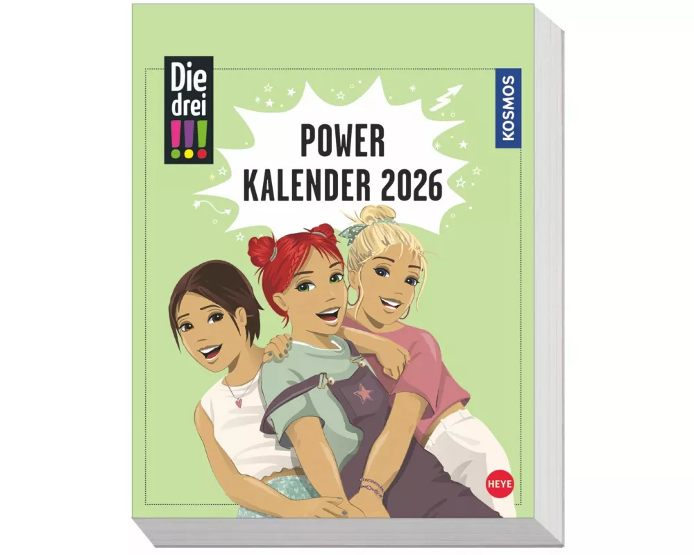 Die drei !!! Tagesabreißkalender 2026