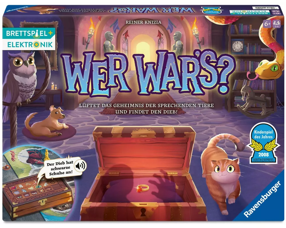 Wer war's? - Kinderspiel ab 6 Jahre