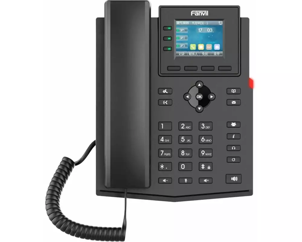 Fanvil Tischtelefon X303-2 Schwarz