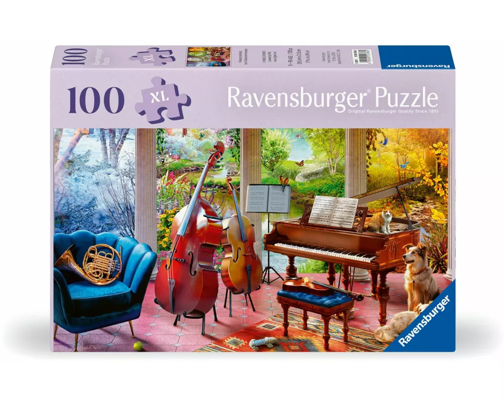 Erwachsenenpuzzle 100 XL-Teile - Musikalische Jahreszeiten