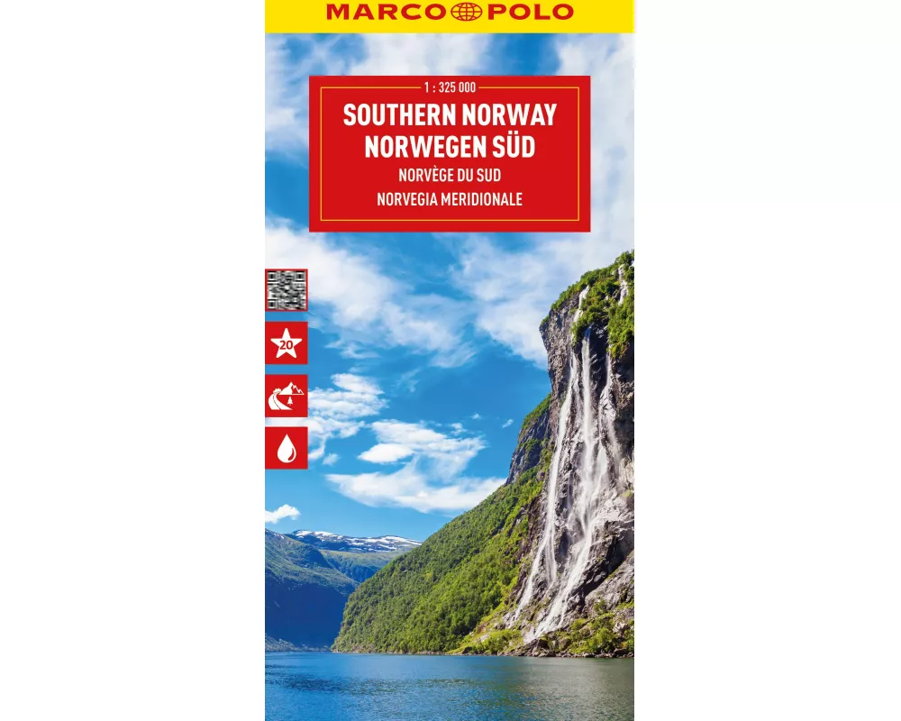 MARCO POLO Reisekarte Norwegen Süd 1:325.000