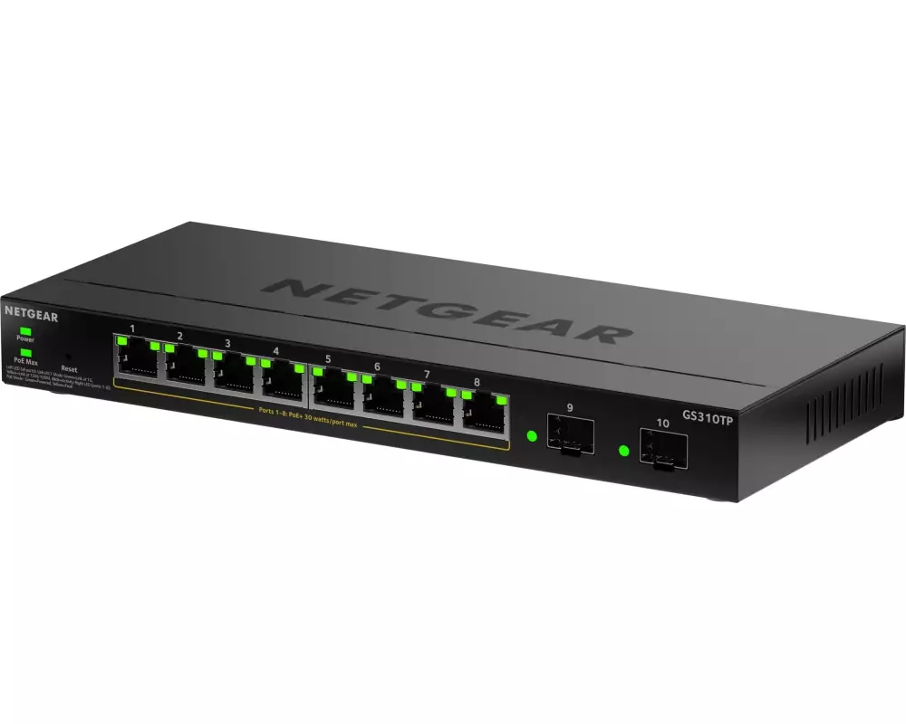 Netgear PoE+ Switch GS310TPV2 8 Port
