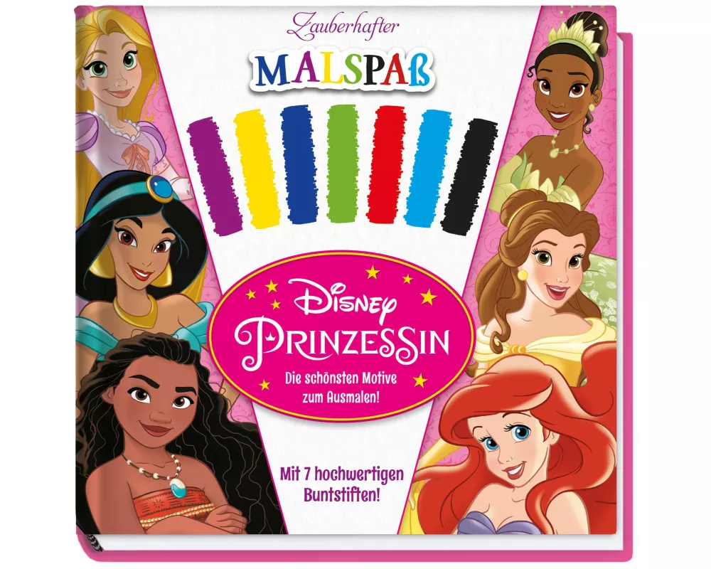 Disney Prinzessin: Zauberhafter Malspaß – Die schönsten Motive zum Ausmalen