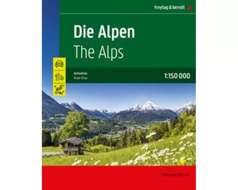 freytag & berndt Autoatlas Die Alpen 1:150.000