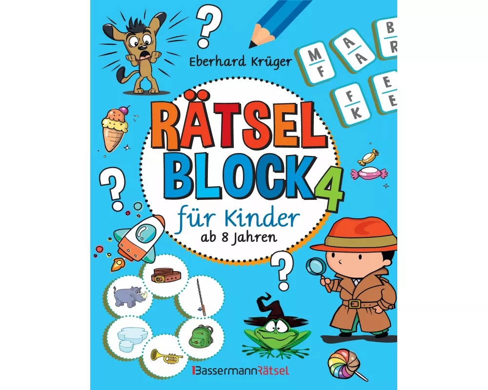 Rätselblock 4 für Kinder ab 8 Jahren (5 Exemplare à 3,99)