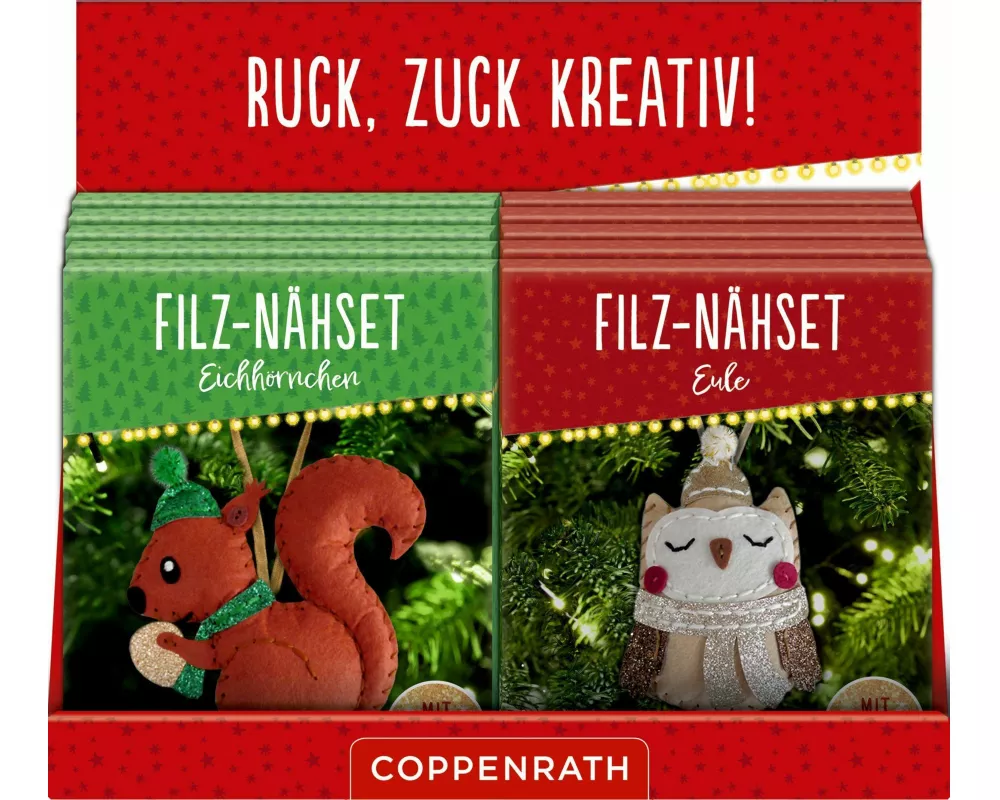 Filz-Nähsets Weihnachts-Anhänger