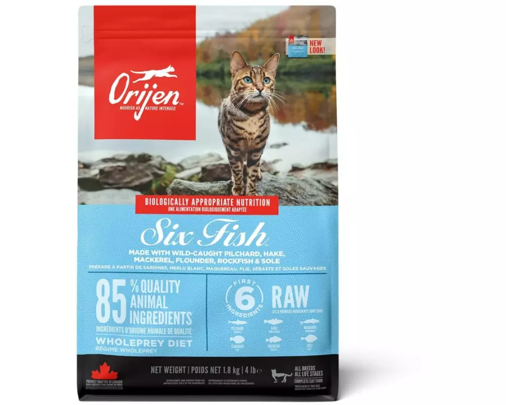 Orijen Trockenfutter Cat Six Fish 1.8 kg