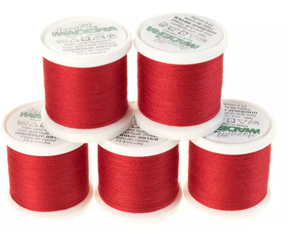 Madeira Näh-, Quilt und Overlockgarn Aerofil 35 Rot