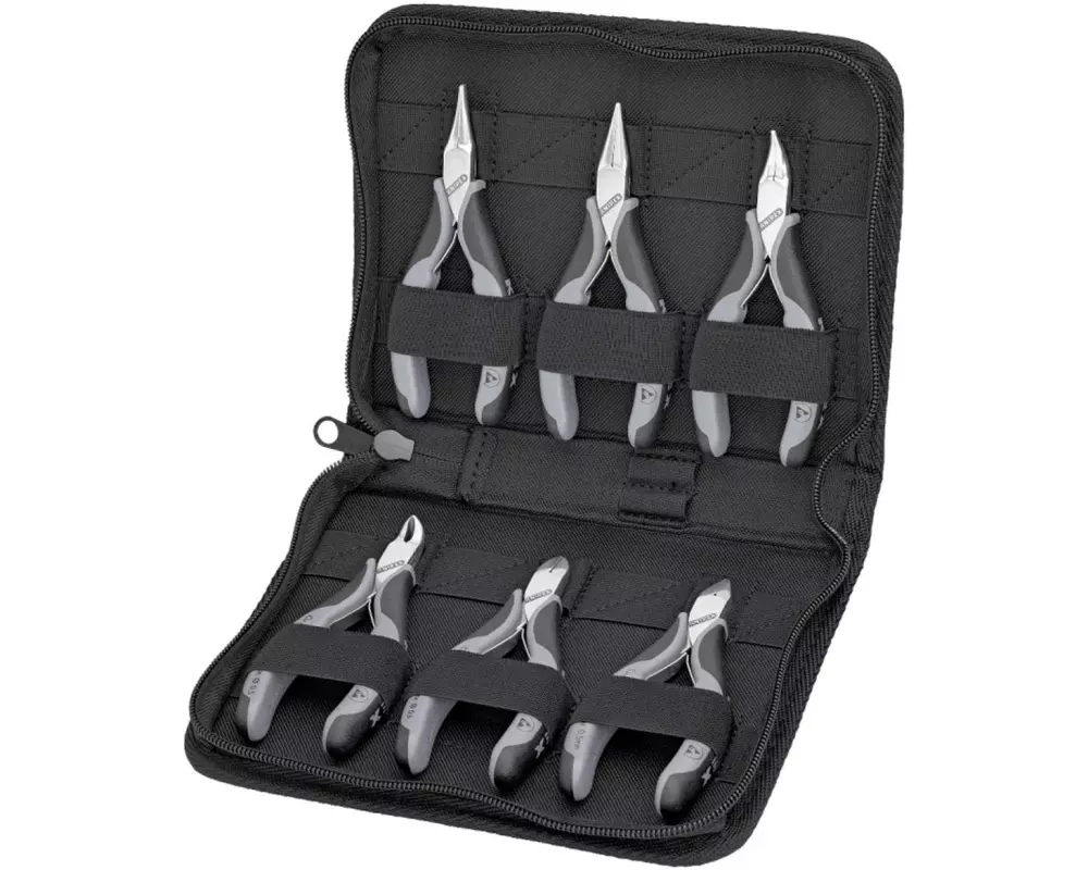 Knipex Elektronikzangen-Set, 6-teilig