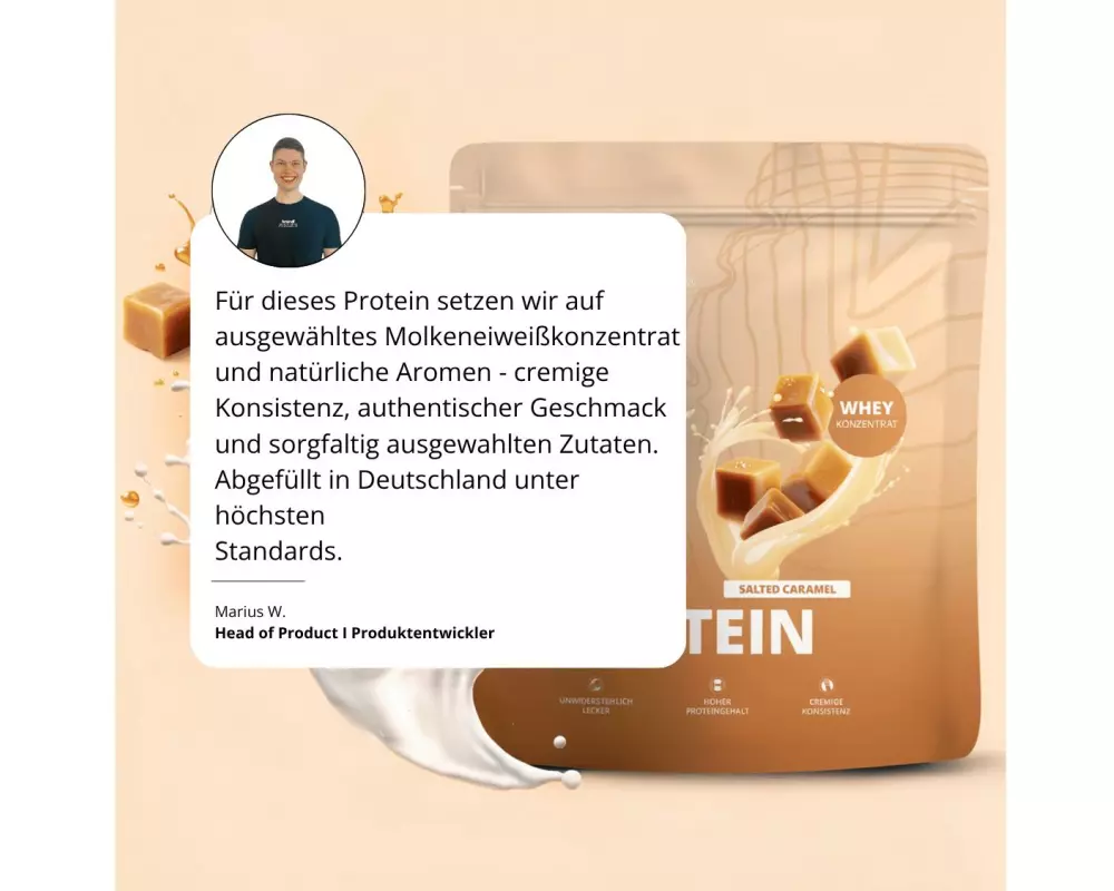 Brandl-Nutrition Pulver Pure Protein 2.0 W Salted Caramel Caramel 1000 g