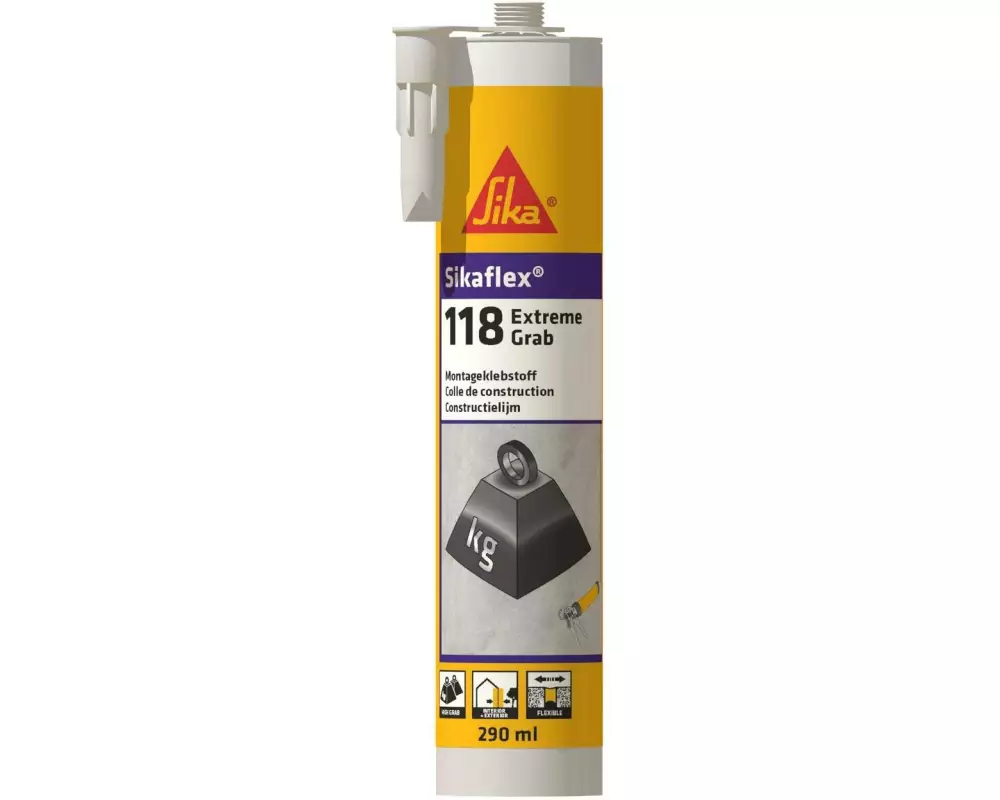 Sika 118 Extreme Grab Weiss 290 ml