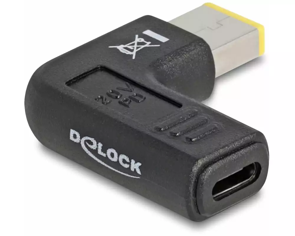 Delock Adapter USB-C zu Lenovo 11.0 x 4.5 mm 90° gewinkelt