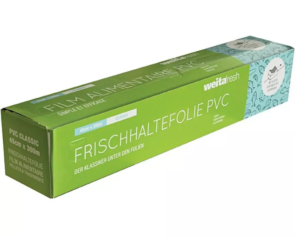 Weita Frischhaltefolie mit Slider 1 Stück, Transparent, 45 cm