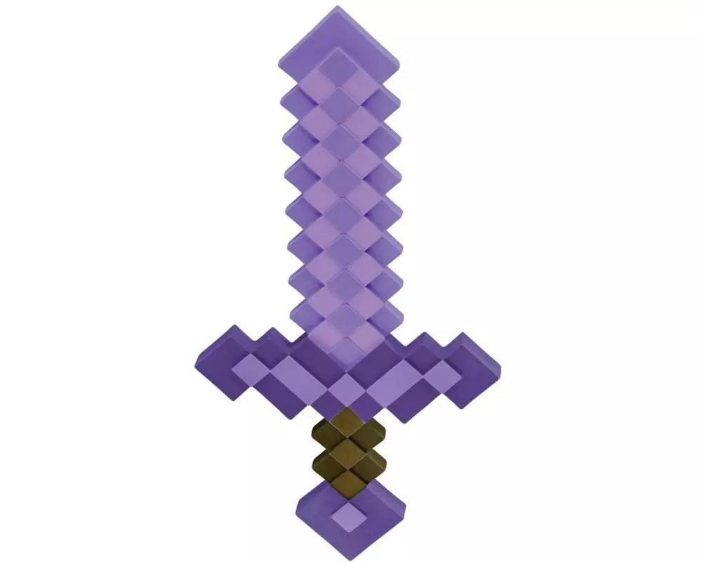 Disguise Minecraft Plastic Replica Enchanted Sword Violett