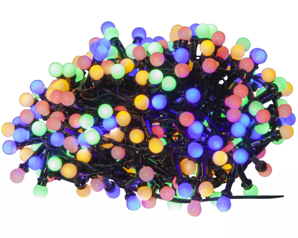 Star Trading LED-Lichterkette Berry Mini, 300 LED, 6 m, Outdoor