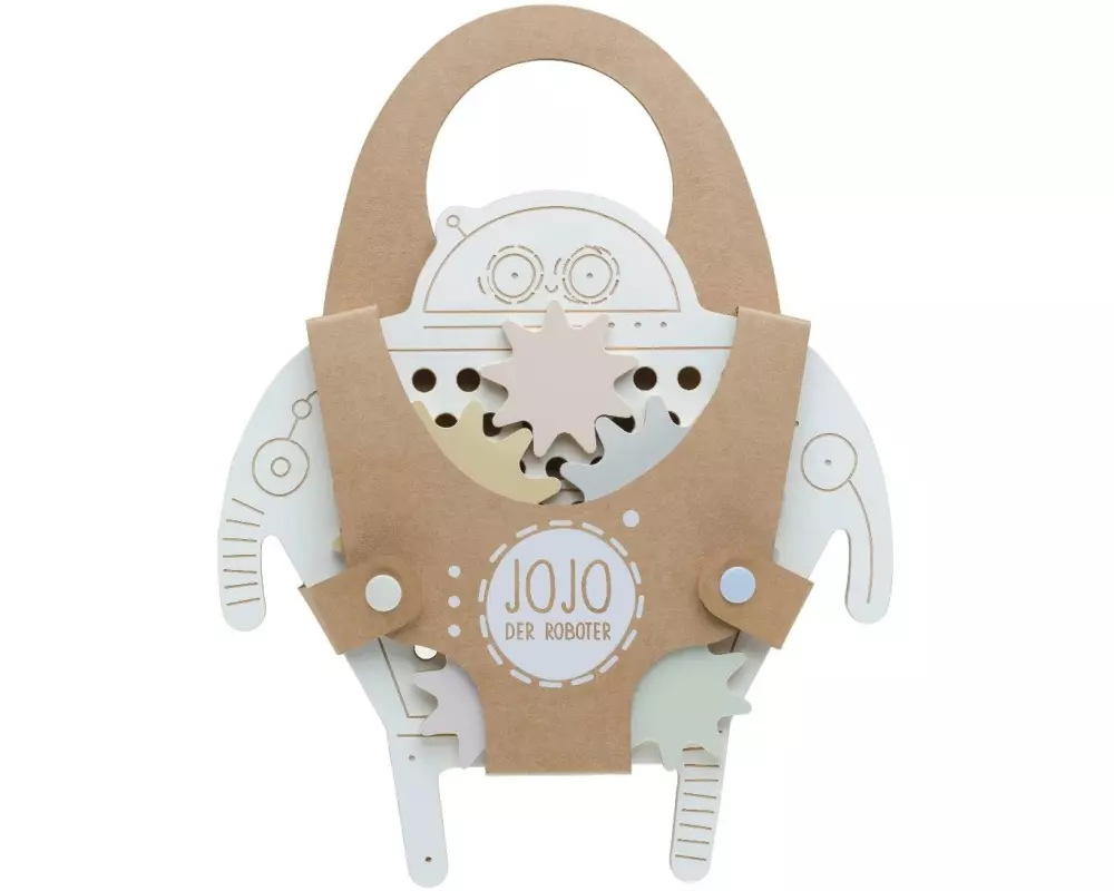 Milin Beschäftigungsspielzeug Jojo der Roboter FSC-Holz