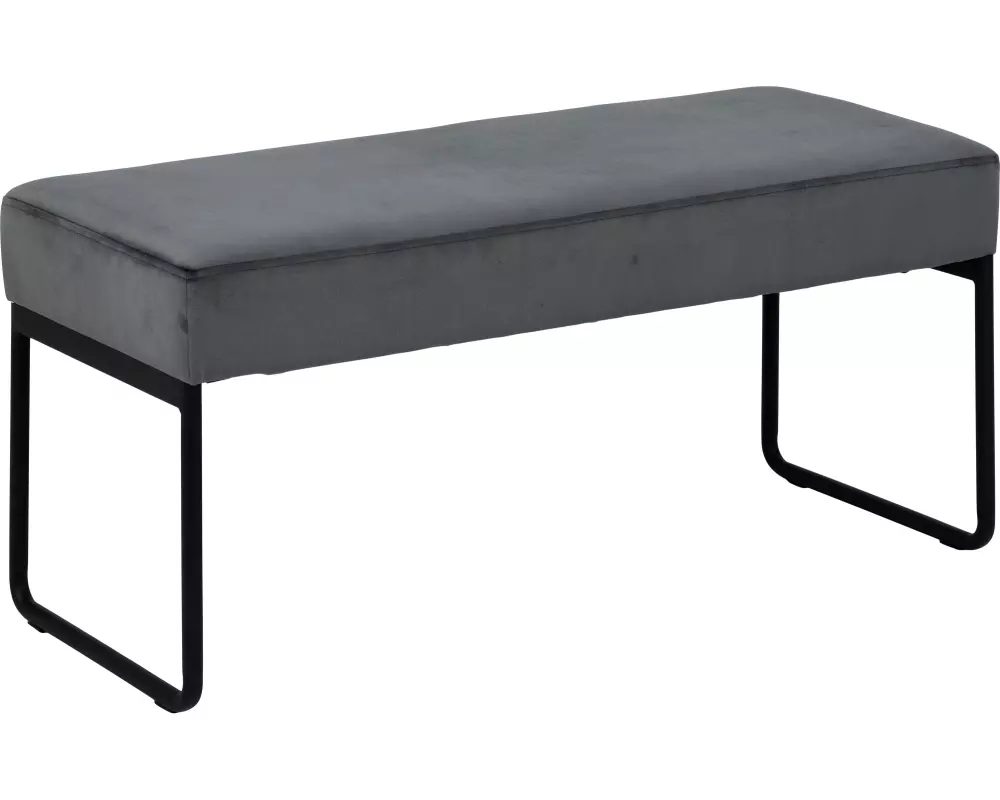 AC Design Sitzbank Xenia 95 x 46 cm, Dunkelgrau