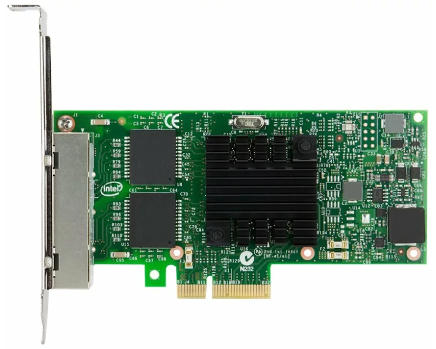 Lenovo ISG ThinkSystem Network Controller Intel I350-T4 PCIe 1Gb 4-Port RJ45 Ethernet Adapter