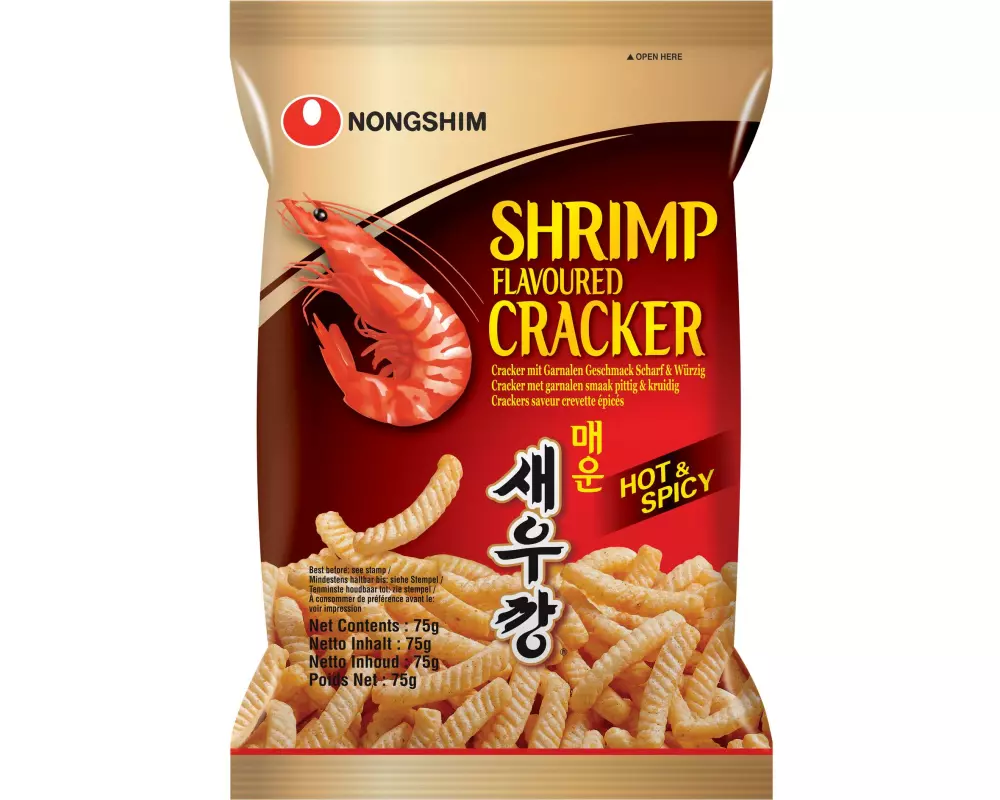 Nongshim Shrimp Flavoured Cracker hot 75 g