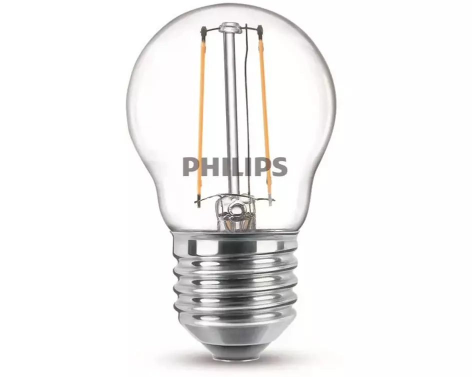 Philips Lampe LEDcla 25W E27 P45 WW CL ND Warmweiss (WW)