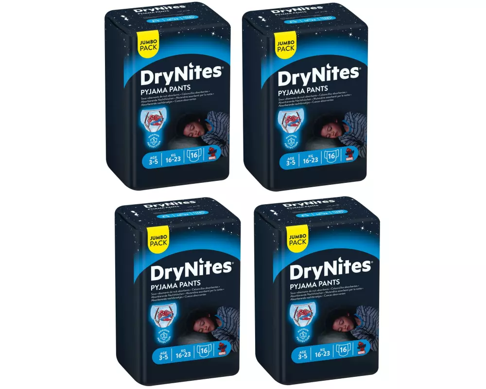 Huggies Nachtwindeln DryNites Jumbo-Pack Boy Monatsbox 3-5 Jahre