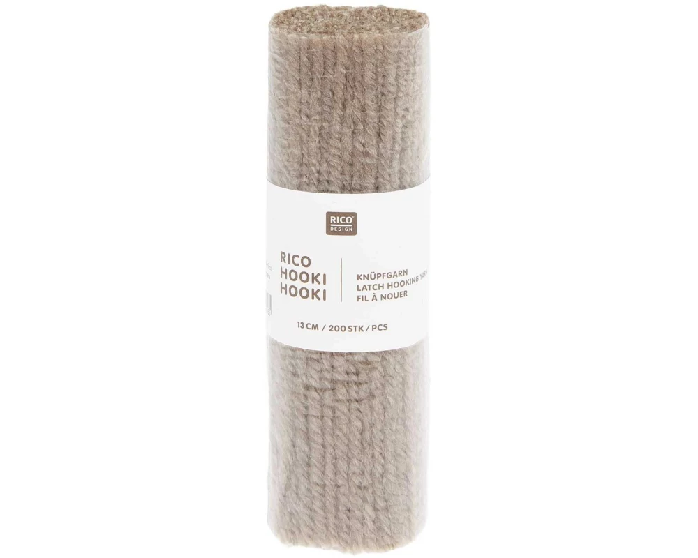 Rico Design Hooki Knüpfgarn Kiesel