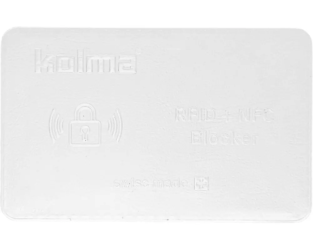 Kolma Kreditkartenhülle mit RFID Blocker Weiss