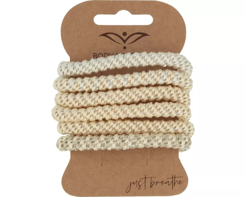 Body Mind Soul Nordic Elastics Yoga, gemustert in gelb und rosa