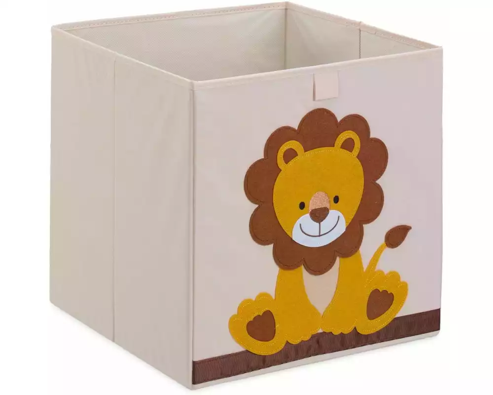 relaxdays Spielzeugbox Löwe