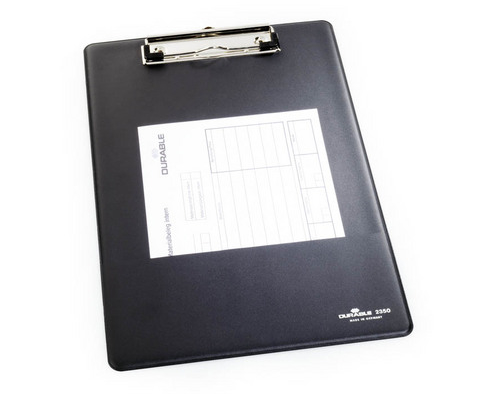 DURABLE Klemmbrett A4 235001 schwarz hoch
