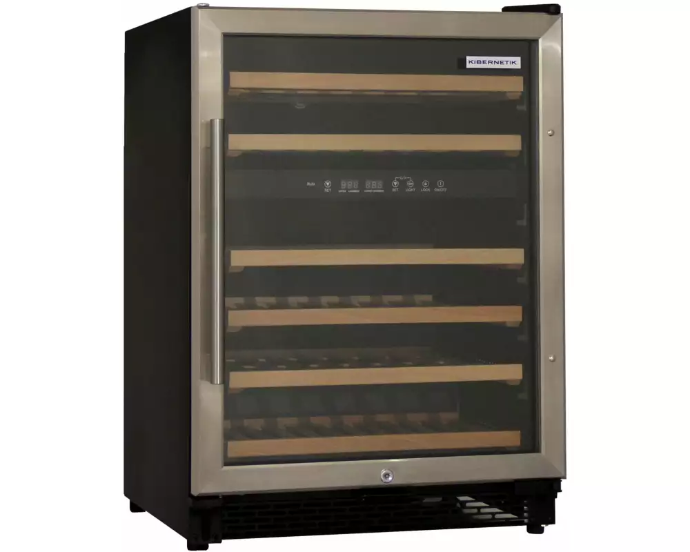 Kibernetik Weinklimaschrank WKH46F01 Schwarz, Rechts, Wechselbar