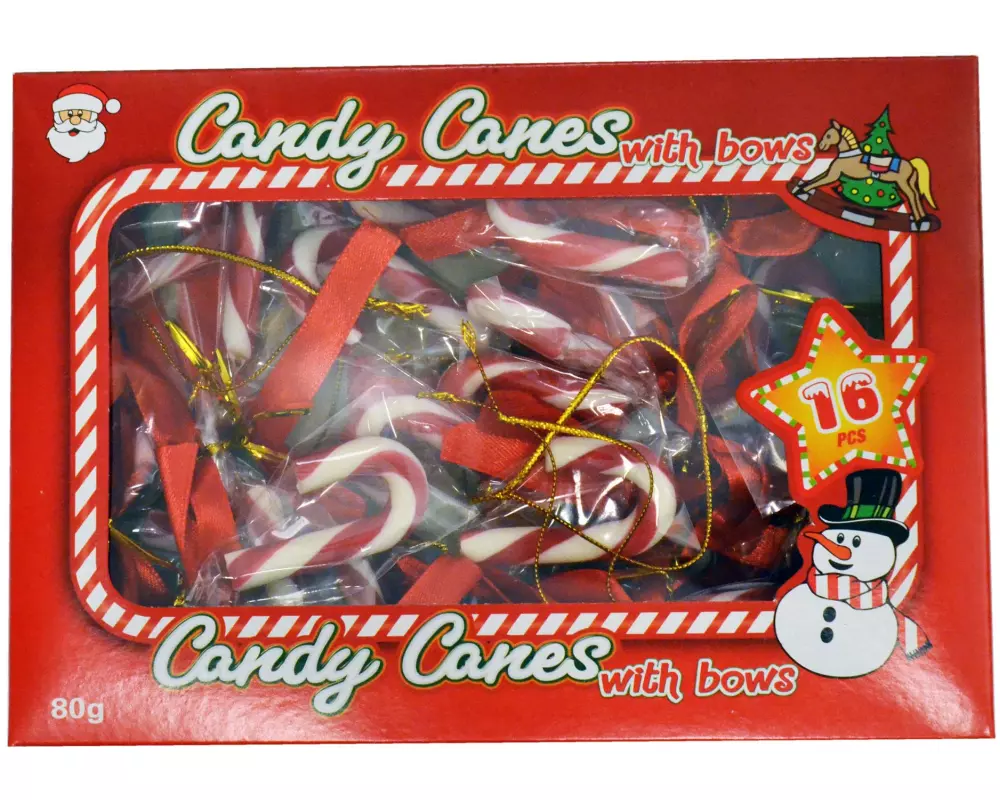 XMAS Mini Candy Canes mit Schlaufe 80 g