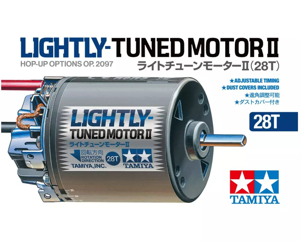 Tamiya Brushed Motor Lightly Tuned Motor II 28T