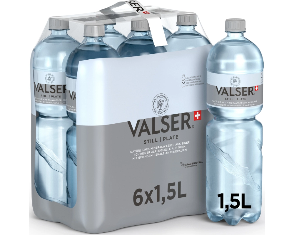 VALSER Still Pet 129400001899 150 cl, 6 Stk.