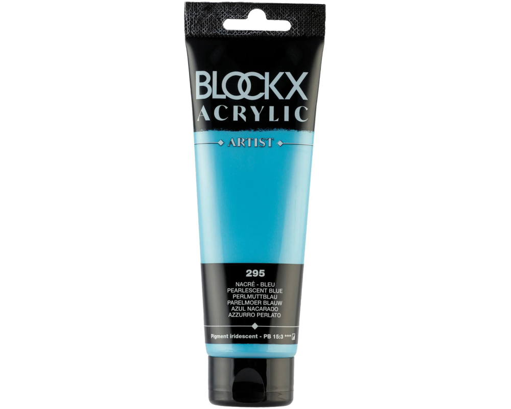 BLOCKX Acrylfarbe 120ml 60295BXC perlmuttblau