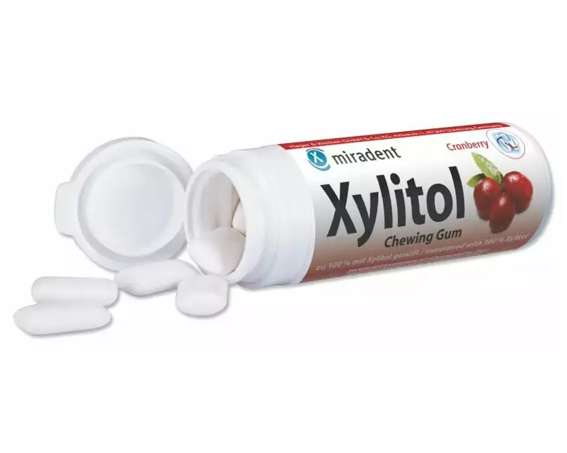 Miradent Kaugummi Cranberry 30 Stück